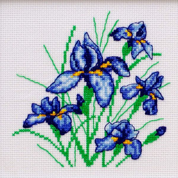 VDV Cross Stitch Kit - Irises