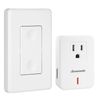 DEWENWILS Remote Control Outlet Wireless Wall Mounted Light Switch Programmable