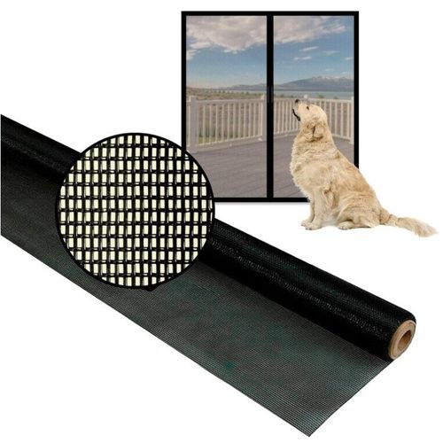 Docazoo 60x8' Pet-Proof Window Screen - Heavy Duty Mesh for Windows & Doors
