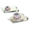 Iron/Trivalent White Clip Nut M5 (Pack of 6)