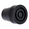 6 Pieces 3/4" Black Rubber Replacement Tip Cap for Hiking Stick, Cane, Walker
