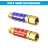 Vaphy Oxygen Acetylene Flashback Arrestors Set 2-Set 9/16-18 Threads for Torch