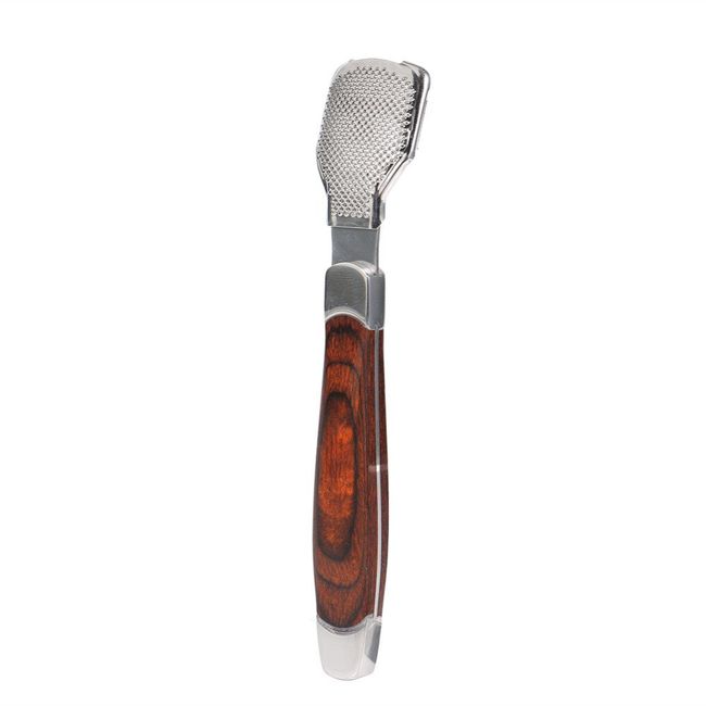 1 Set Foot Skin Shaver Stainless Steel Corn Cuticle Cutter Wooden