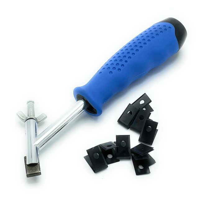 CCA Speed Groover and blades vinyl floor tool