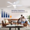 Ceiling Fans with Lights, 42 Inch Low Profile Ceiling Fan with Light and Remote