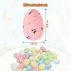 SRV Hub 36Pcs Easter Mini Eggs, Easter Decorations, Artificial Bird Eggs, Decorative Easter Eggs, Speckled Eggs for Kid Art Crafts Supplies