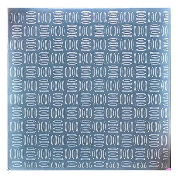 Kwan Crafts Pattern Plastic Embossing Folders for Card Making Scrapbooking and Other Paper Crafts, 15x15cm