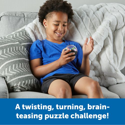 Learning Resources Scramboozle Puzzle Ball - 3D Brain Teasers and Puzzle Games for Kids and Adults, Puzzle Sort Ball Game,Fidget Toys,Travel Games for Ages 6+,Stocking Stuffers for Kids