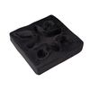 Couch and Bed Cup Holder Pillow, Sofa Refreshment Tray for Drinks/Remote Control/Snacks Holder (Black)