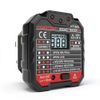 QUILLE Socket Tester Mains Outlet Tester with LCD Display Neutral Live Earth Wire Testing RCD Test - UK Plug