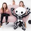 Generic Skeleton Aluminium Balloon 84 x 10 cm White and Black