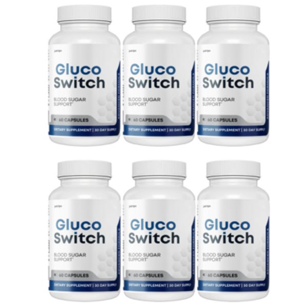 Gluco Switch - Blood Sugar Support Supplement, GlucoSwitch - 6 Bottles