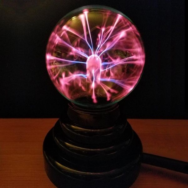 FBEST Plasma Ball, USB, Science Toy, Magic Thunder Ball, Touch-sensitive Light, Electrical Inner Discharge, Decorative, Children’s Gift