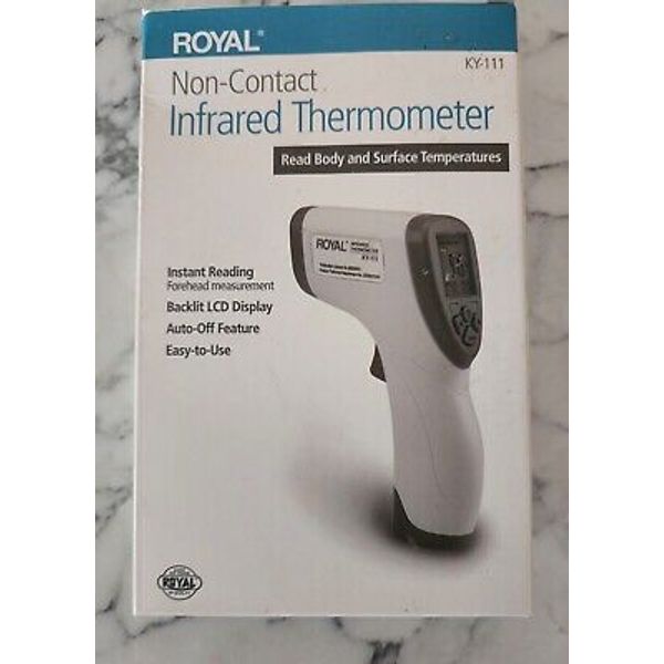 Royal Infrared Thermometer NON-CONTACT Home Office Use Health Medical