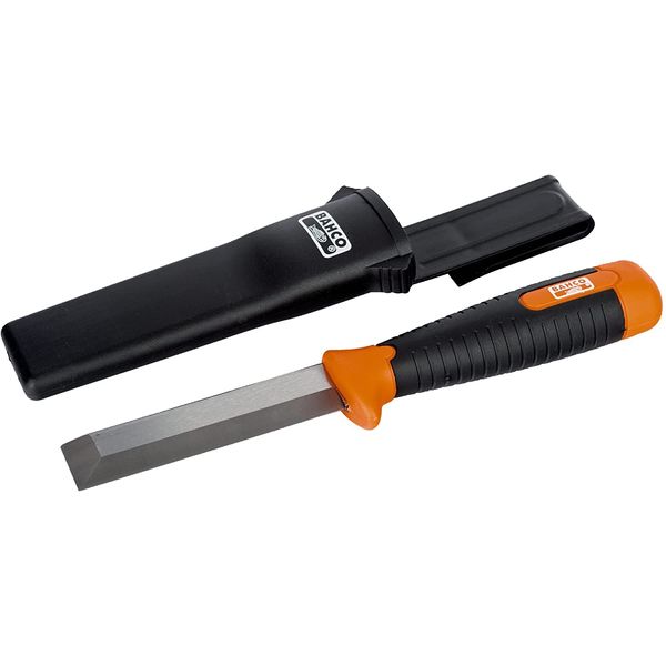 Bahco 2448 Chisel Knife,Red