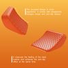 PlayVital Steam Deck Compatible Back Button Reinforcement Set, Grip Improvement Button Protection Kit for Steam Deck OLED, 2 Thickness (Orange)