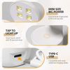 Mini UV Light for Gel Nails, Small Nail Cure Light, Eggshell LED Nail Lamp US