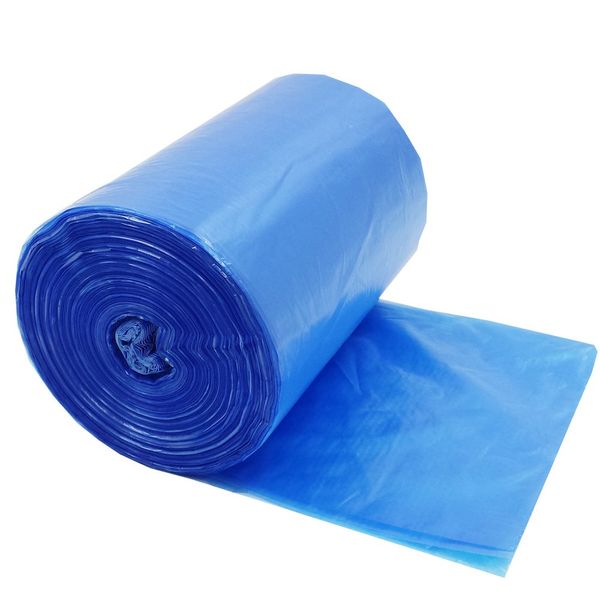 HOMMP 2.6 Gallon Trash Bags, Blue, 120 Count