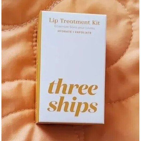 Three Ships Lip Treatment Kit: Vanilla Lip Exfoliator & Buttercream Lip Mask NEW