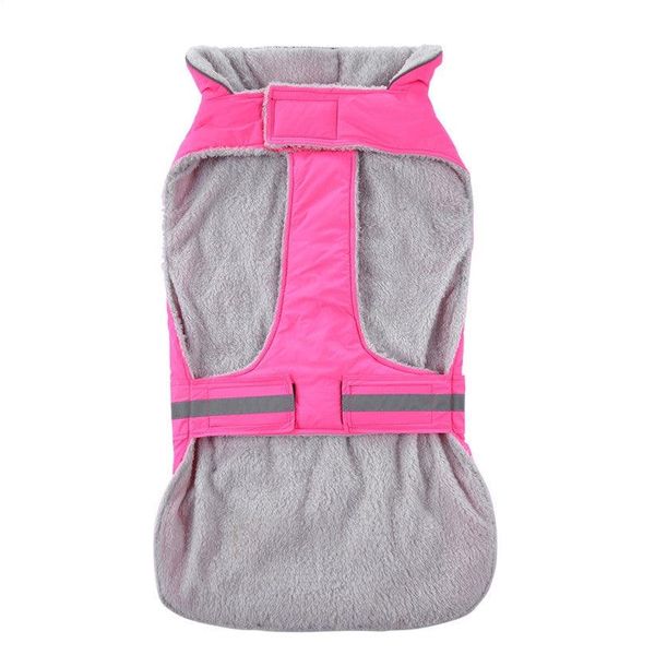 Night Glow Pet Winter Coat - Pink / M