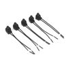 Aoowei Push-Button On-Off Switch Waterproof, 12V Single Pole Push-Button Switch with 4" Wire Leads for Motorcycle Auto Car 5 Pcs
