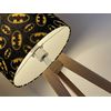 Black Super Hero Logo Cotton Drum Lampshade