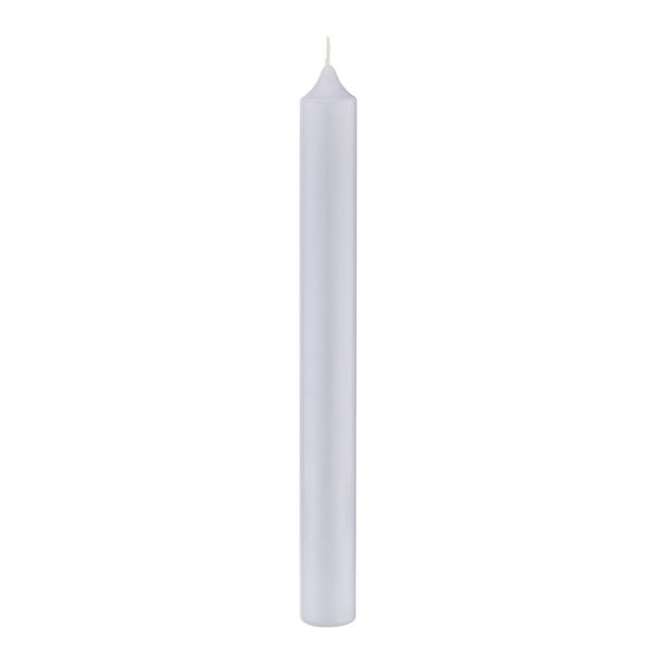 Leuchterkerzen 40 x 300mm Farbe Hellgrau