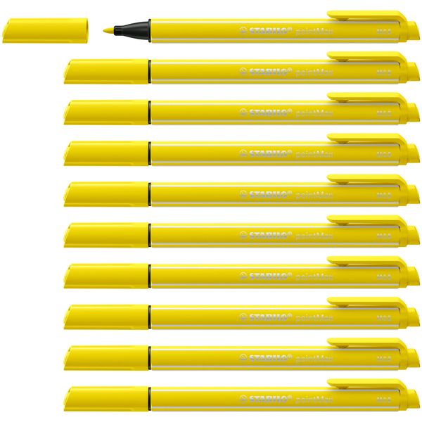 STABILO - Filzschreiber - pointMax - 10er Pack - zitronengelb