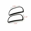 2x Rectangle Big Stick On Rear View Auxiliary Blind Spot Car Wide Angle Mirror