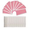 Hair Extension Tape Tabs - 240 Pcs Double Sided Adhesive Human Hair Tape, Waterproof Wig Tape and Toupee Tape for Replacement (White+Pink, 4 x 0.8 cm)