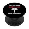 Funny Solar Panel Installer Saying Solar Power Installation PopSockets Swappable PopGrip