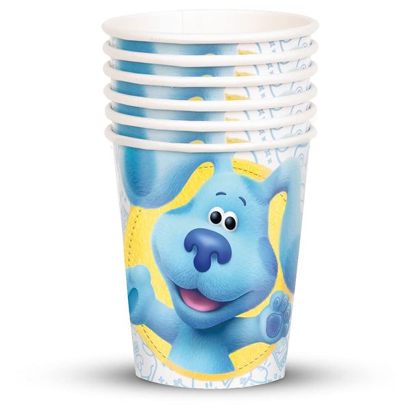 Premium Blue's Clues Adventure Party Paper Cups - 9 oz (Pack of 8) – Vibrant & Durable, Perfect for Kids' Parties & Celebrations