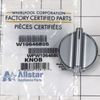 Whirlpool Range Control Knob (Stainless) WPW10646805