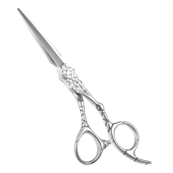 VOCOSTE Hair Scissors Hair Cutting Scissors Professional Barber Scissors Stainless Razor 17.5cm Silver Tone