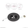 Gourmandise SNG-775BK Peanuts Cord Reel Case, Black