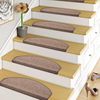 Snapstyle Trend Sling Stair Mat Strong Brown (Semicircular) Single or in Set of 15