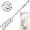 Professional Silver Small Barrel Nail Carbide Drill Bit Double Extra Coarse Grit