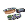 Carmani - Protective Glasses Case Box with Varnish with Vincent Van Gogh, Iris, Multi-Colour, 16 x 6.5 x 4 cm, multicoloured