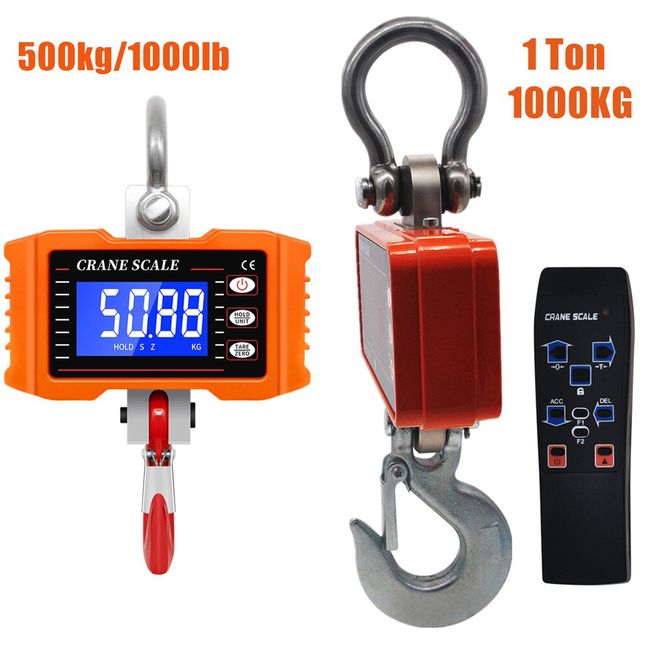 Remote Control Digital Hanging Weight Scale Capacity 100 - 500kg