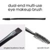 HAPPITON 5PCS Dual Ended Eyelash Eyebrow Brush Angled Eye Brow Brush for Lining Shaping Brows Spoolie for Brows Lashes
