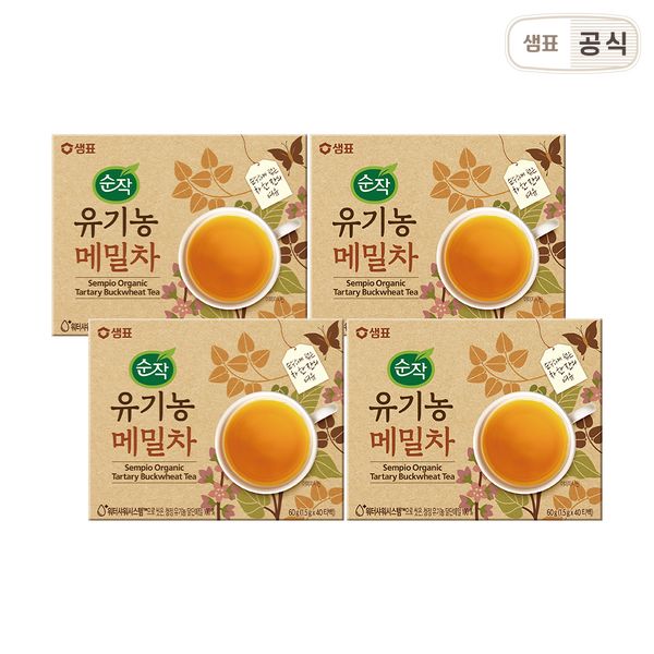 Pure Organic Buckwheat Tea Bags 40T x 4