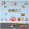 azutura Carousel Circus Wall Sticker Set available in 8 Sizes Digital