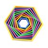 2 Magic Maze Telescoping Fidget Toy - Auditory Fun Shifting Tunnel Puzzle 3D Fidget - Nesting Nested Telescopic (2 Random Shapes)
