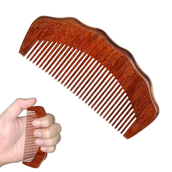 DHinkyoung Wooden Labor Comb, Birthing Pain Relief Comb for Pregnant Women, Premium Sandalwood Labour Acupressure Tool for Pain Diversion and Anxiety Relief