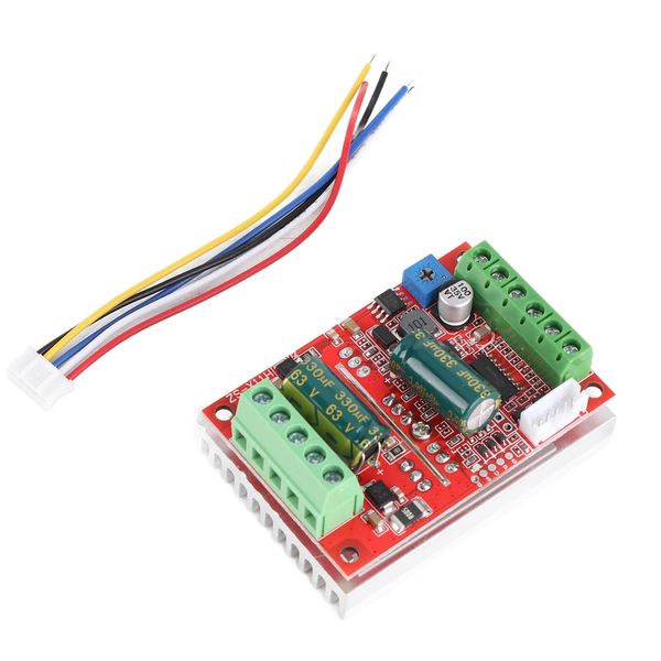 DC Motor Driver, 3 Phase Brushless Motor Controller 12V 24V 48V PWM Motor Regulator Board Forward Reverse Electric Speed Module 400W