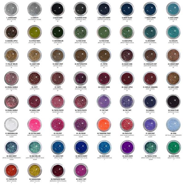 Eye Kandy Glitter Sprinkles Eye & Body Makeup Pick Your Color 60 Colors Avail.