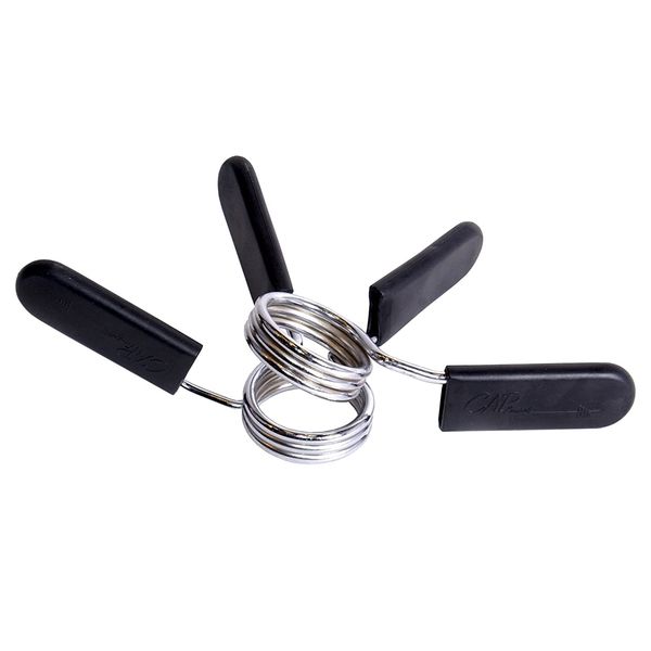 CAP Barbell Olympic 2 - Inch Spring Clip Collars, Pair
