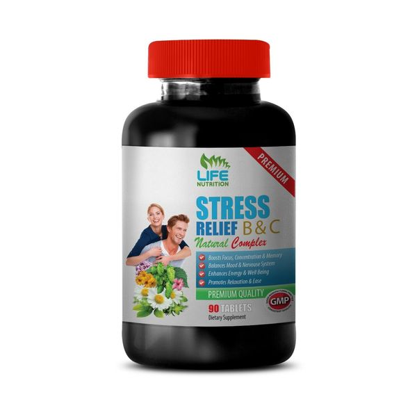 b stress complex - STRESS RELIEF B & C - energy boost men 1 BOTTLE
