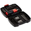 Black + Decker A7175 Hand Ratchet Set with Screwdriver Bits and Box Nuts 43-Piece