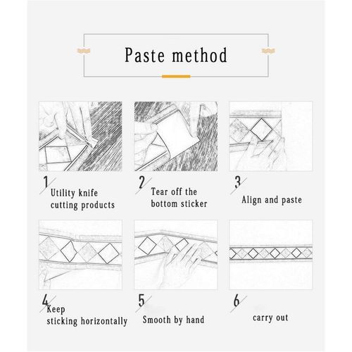 VisitRyl Wallpaper Border Self-Adhesive Vinyl Skirting Board Decorative Border Self-Adhesive Home Border Kitchen Wallpaper Border Self-Adhesive for Bathroom Living Room Pure White 10 cm x 1000 cm
